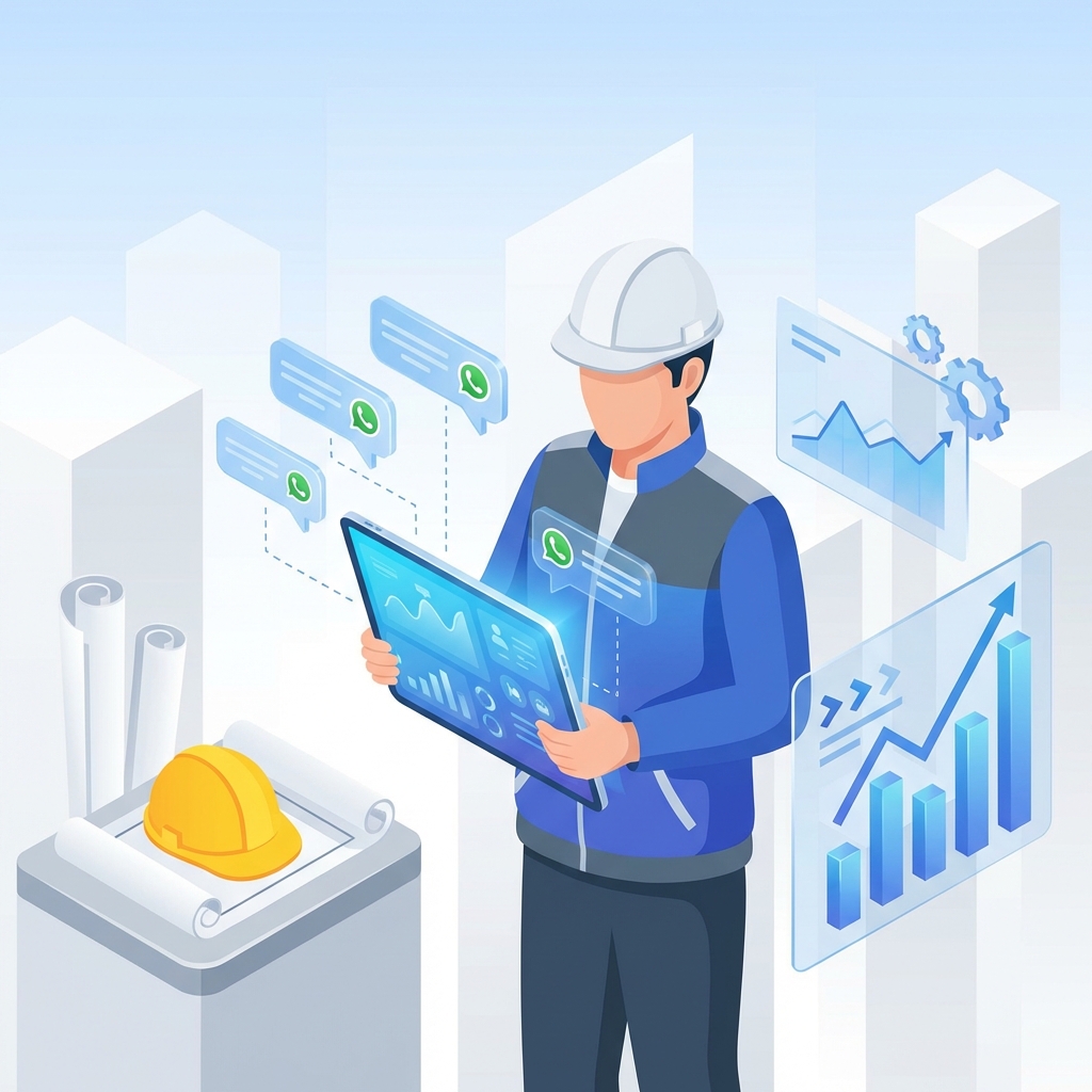 Construction contractor using digital tools