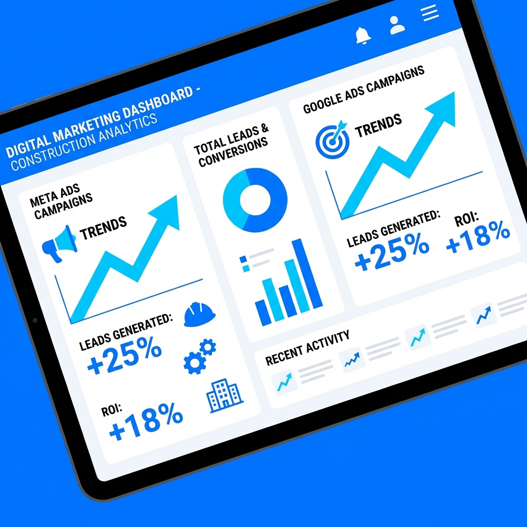 Digital marketing dashboard